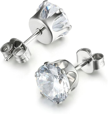 CZ Stud Earring Set