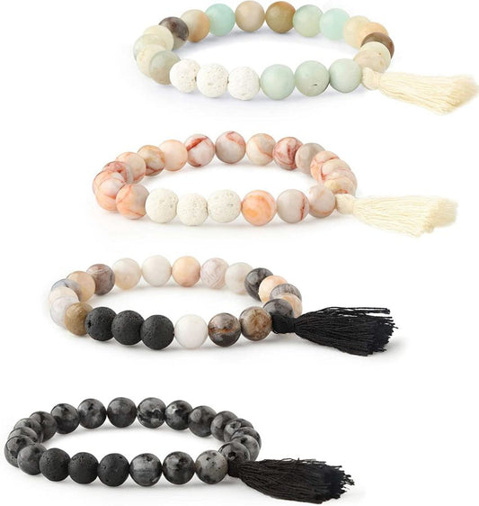 4pcs Oil Diffuser Bead Bracelets