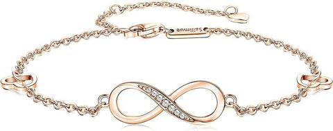 Silver Infinity CZ Bracelet