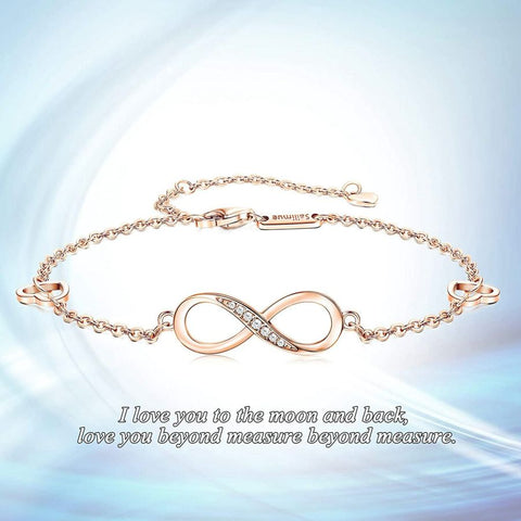 Silver Infinity CZ Bracelet