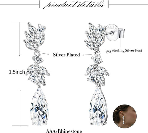 Bridal Rhinestone Earring