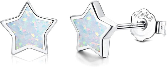 Star Opal Stud Earring