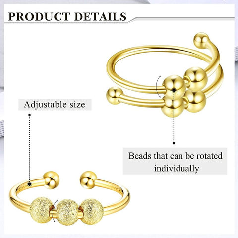 4Pcs Anxiety Rings