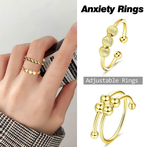 4Pcs Anxiety Rings