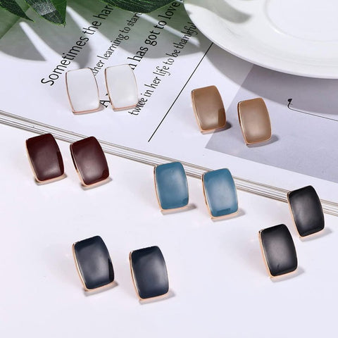 6 Pcs Colorful Clip on Earrings