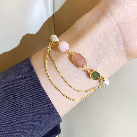 Strawberry Crystal Bracelet