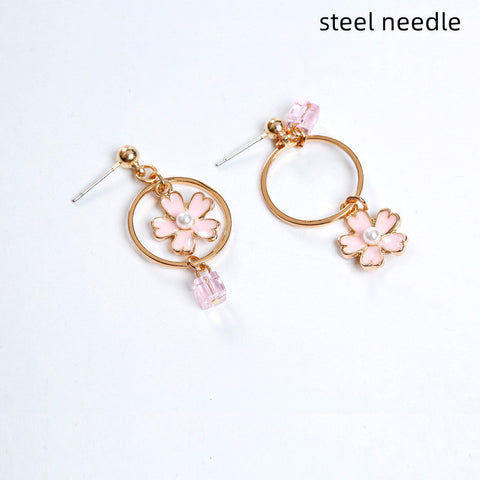 Crystal Cherry Blossom Earrings