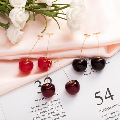 Celia Rouge Cherry Earrings