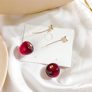 Celia Rouge Cherry Earrings