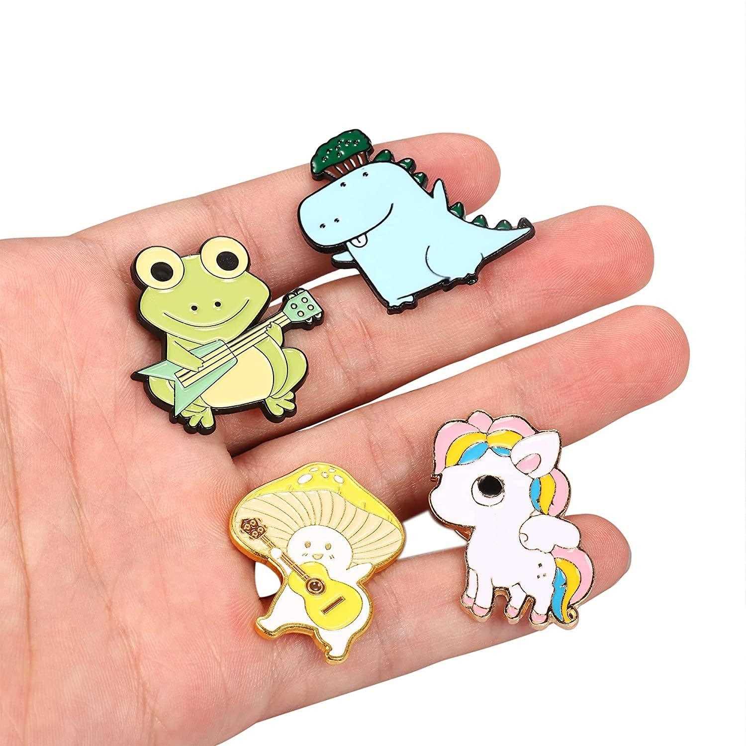 16Pcs Cute  Enamel Pins