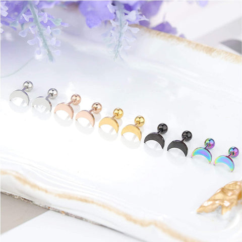 5Pcs Barbell Piercing  Earrings