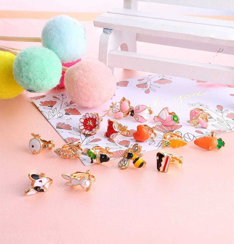 20Pcs Painless Clip On Earrings