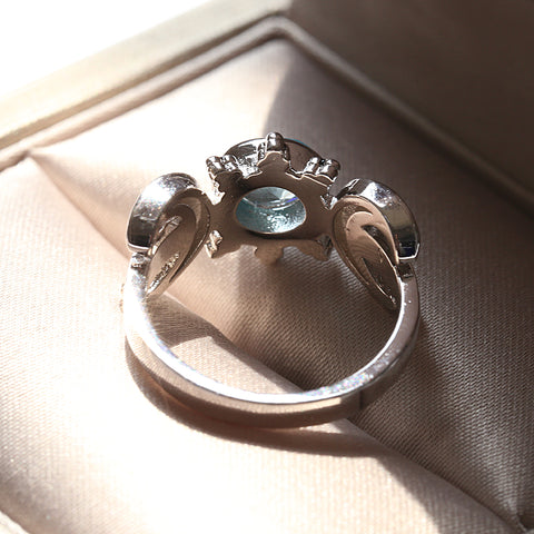 Vintage Silver Moonstone Ring