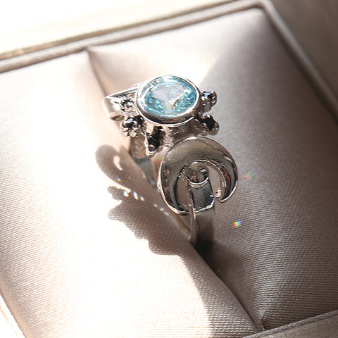 Vintage Silver Moonstone Ring