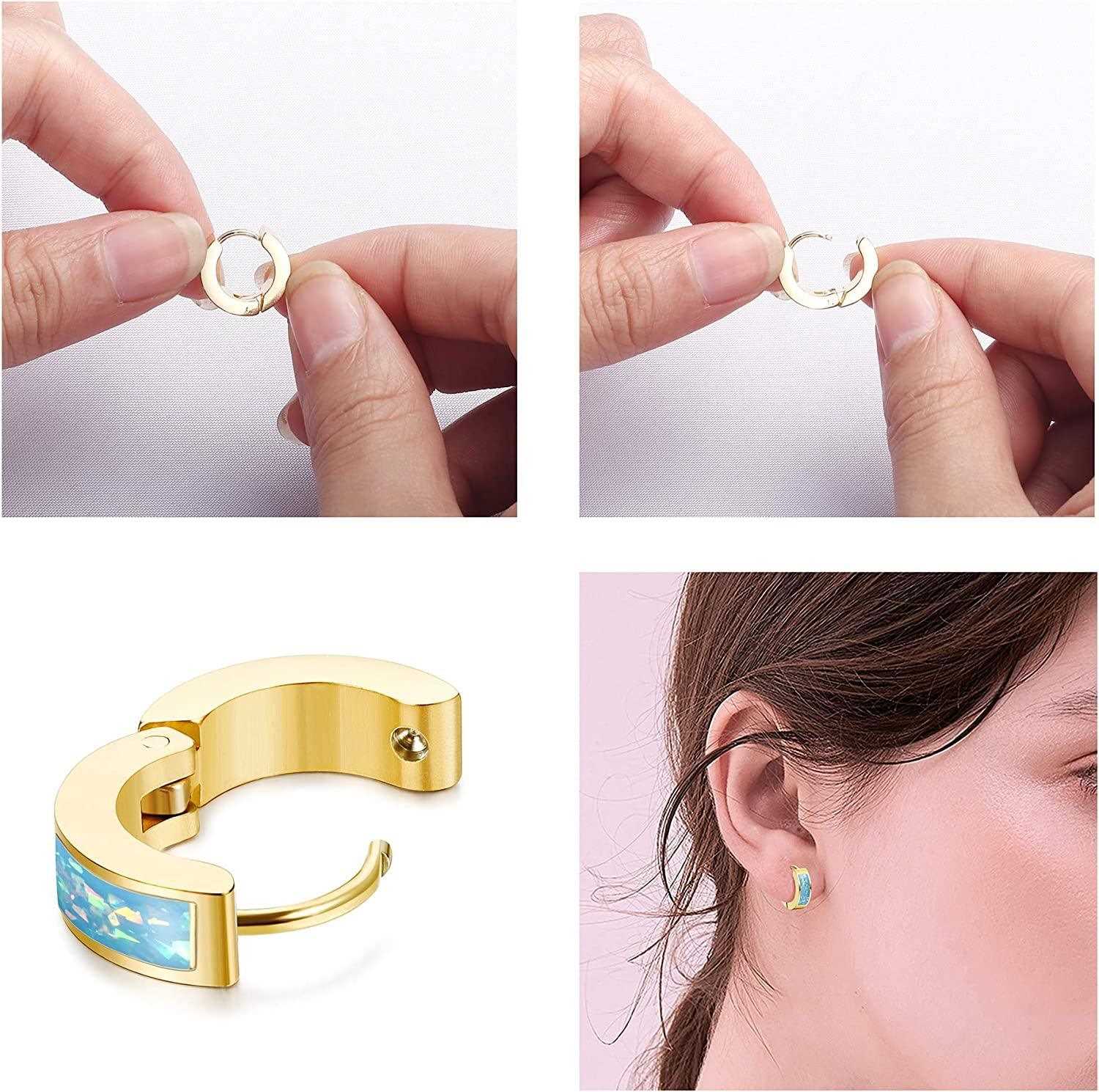 3Pcs Mini Cuff Earrings