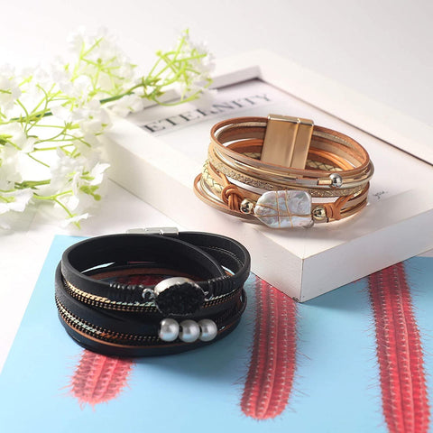 Leather Wrap Bracelet