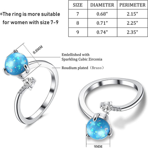 2Pcs  Anxiety Rings