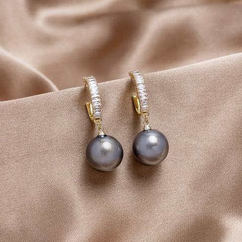 Olivia Pearl Drop Earrings