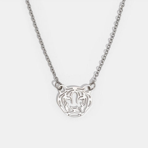 Tiger Stainless Steel Gold Necklace