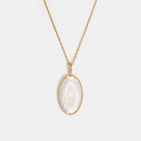 White Crystal Necklace